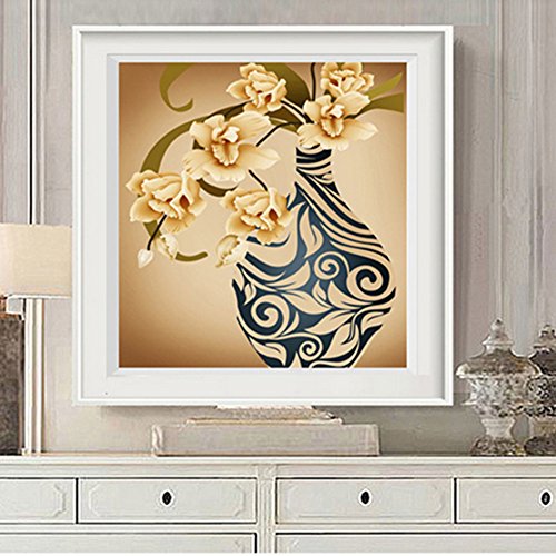 DIY 5D Vase Diamond Painting Cross-Stitch for Entrance Living Room Bedroom - 3