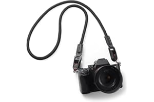 COYUN 1 pcs Corda da arrampicata per tracolla per fotocamera, Tracolla per regolabile tracolla, tracolla per fotocamera con sistema sgancio rapido, tracolla regolabile per fotocamera reflex digitale