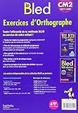 Image de Cahier Bled Exercices D'Orthographe CM2
