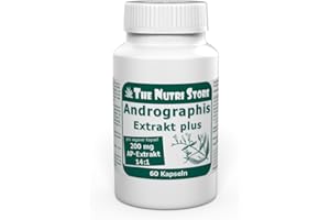 THE NUTRI STORE Andrographis 200 mg Extrakt plus Kapseln 60 Stk. - Unterstützen Ihre Abwehrkräfte