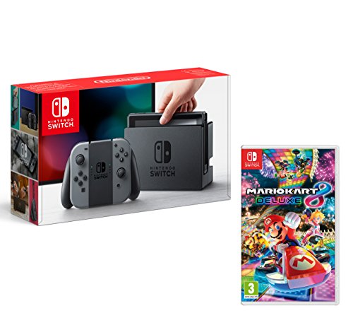 Nintendo Switch Konsole 32Gb Grau + Mario Kart 8 Deluxe Nintendo Switch Konsole 32Gb Grau + Mario Kart 8 Deluxe