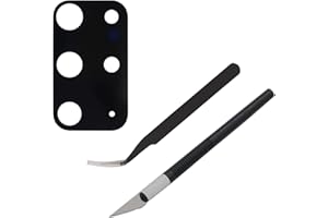 Cemobile Rückkameraobjektiv-Ersatzglas für Samsung Galaxy S20 Plus G985 / S20 Plus 5G G986 (6,7 Zoll) (alle Träger) mit vorinstalliertem Klebstoff, Pinzette, Präzisionsmesser Reparatur-Werkzeugset