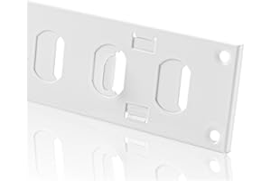 ABOUT VENT 400x50mm Rejilla de Ventilación Regulable Blanco - Rejillas Metálicas