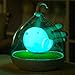 COOLEAD Children's Night Lights Hand-held Design Touch Sensor Vibration Birdcage Lamp Bird Night Lights Outdoor Lamp - Charging - for Kids, Baby ,Valentines Gift,Christmas Gift,Halloween Gift (Blue)