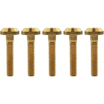 RISCHIO 4 Pz/lotto In Lega Di Tanio M6 * 20 Millimetri MTB Della Bicicletta Manovella Bulloni Testa A Brugola Bici Da Strada Di Montagna Ciclismo Guarnura Vi M6 X 20 Millimetri - Foto 5