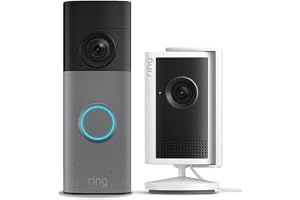 Ring Videotimbre con batería y Ring Cámara interior Plus