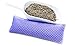 Lavender and Flax Seeds Natural Cotton Eye Pillow and Sleeping Mask - Provides Cooling, Relaxation, Relief - Microwaveable or Frozen, Contoured