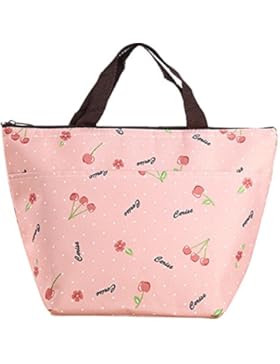 Wicemoon Isolierkit Tasche Lunch-Tasche Oxford Tuch Multicolor Cartoon Muster Handtasche