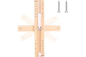JOKILY Reloj de Arena para Sauna de Madera de Pino Natural, Cristal Robusto y Resistente al Calor, 15 Minutos, Montaje en Pared, Respetuoso con el Medio, Reloj de Sauna + 2 Tornillos de Acero Inoxidable
