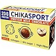 High-Protein Low-Carb Milk Chocolate with Hazelnuts by Chikasport - 4-Pack | Ideal for Fitness and Diet