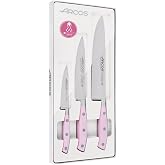 Arcos Professional Forged Stainless Steel Kitchen Knives Set of 3 Knives | Set of 3 forged knives: peeler 100mm, cook 150mm a