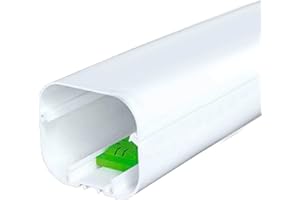 SAUKALT KLIMATECHNIK Cable Duct TB 72 EXC 2 Metres Long White for Refrigerant Line Air Conditioning