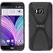 Produktbild PhoneNatic Case für HTC One M9 Hülle Silikon grau X-Style + 2 Schutzfolien