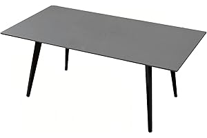 PARAMAISON Copritavolo Rettangolare con Elastico, Aderente Protettiva e Resistente al Vento, da Interno od Esterno | 12 Posti Grigio Chiaro