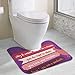 Produktbild Hoklcvd Why If Would Suck to Be A Chicken Contour Bath Rugs,U-Shaped Bath Mats,Soft Memory Foam Bathroom Carpet,Nonslip Toilet Floor Mat 19.2"x15.7"