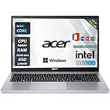 Acer aspire 3 | Pc portatile, intel core N6000 | Ram 20 GB ddr4 | SSHD 1256 GB | Silver | Display 15.6" FHD | BT | WiFi | Win