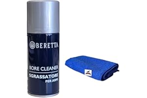 ARMERIAONLINE SINCE 1999 Panno in Microfibra Omaggio DETERGENTE Olio per Pulizia Armi Spray ANTICORROSIONE LUBRIFICANTE Fucile Pistola Beretta