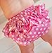 Pink Polka Dot Satin Diaper Cover juDanzy Bloomer 0-6 Months Color: Pink Polka Dot Satin Size: 0 - 6 Months (Baby/Babe/Infant - Little ones)