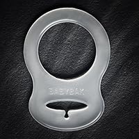 Silikonring für Schnuller, Schnullerhalter für Baby Schnullerketten transparent