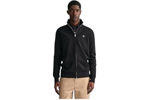 GANT Herren Reg Shield Full Zip Sweat Strickjacke (1er Pack)