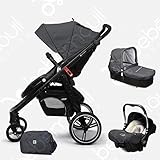 Casualplay Match 3 Loop Black + Baby 0 + Casualplay Cot Color Metal