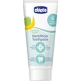 Chicco Toothpaste, Apple/Banana Flavor, White, 50 ml