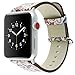 Produktbild Angeland Lederarmband für Apple Watch Serie 4 3 2 1, 42/44 mm, weiß