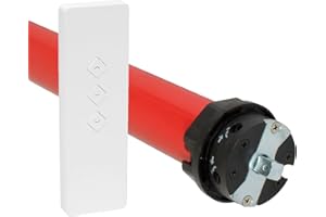 superrollo Moteur de volet roulant sans fil RM20MMB (SW60, 20 Nm) avec télécommande, moteur tubulaire avec commande radio, jusqu'à 6,5 m² de surface de volet roulant (volet roulant max. 40 kg), kit