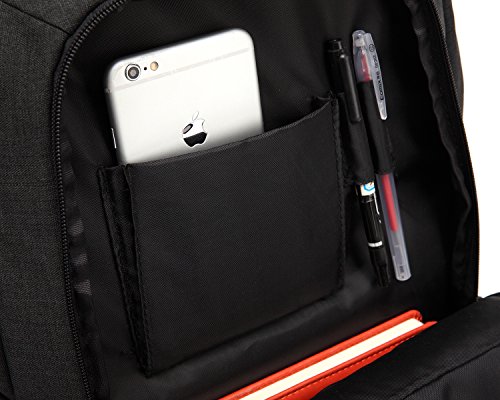 kayond® Ultraportable Laptop Rucksack – Ultralight Nylon EPE Schaumstoff sandwich-classic für Schule und zudem schwarz - 4