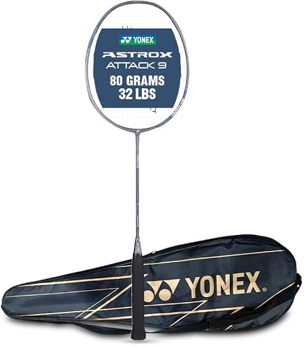 YONEX VOLTRIC 0.7DG Badminton Racket (Navy Blue, Graphite, Tension