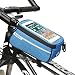 Produktbild Fahrradtasche für Mountainbike, Vordertasche, Sattel, Schlauch, Fahrradtasche, lange Reichweite, Fahrrad, wasserdicht, Fahrradtasche, blau