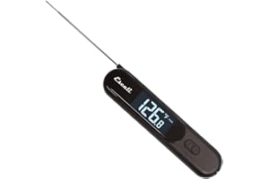 Escali DH7 Infrared Surface and Folding Probe Digital Thermometer for Cooking and Surface Measuring, Standard, Black, -22°F to 716°F (-30°C to 380°C)