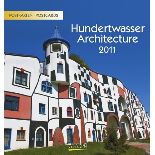 Hundertwasser Architecture 2011. Postkartenkalender