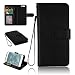 Produktbild Huawei P10 Hülle, Handyhülle, Handytasche Schutzhülle Tasche Flip Case Cover Wallet Hardcase im Bookstyle mit Kreditkartenhaltern Standfunktion Karteneinschub und Magnetverschluß Etui Flip Case für Huawei P10 Hülle