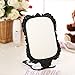 New Desktop Foldable magic mirror Small Size Makeup Stand Mirror Black Rose
