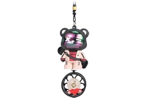 SRIZIAN Cool Swinging Bear Car Hanging Ornament, Pendente Interno Retrovisore Specchio Decorazione E Auto Vista Posteriore Mirrior Appendere Accessori (Rosa)