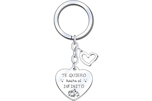 LUODAN Llaveros Pareja,Llaveros Para Parejas Personalizados,Llavero Para Parejas,Llavero Pareja Amor,Llavero Coche,Placa Grabado Llaveros,San Valentin Perfeccione el Regalo para el amante