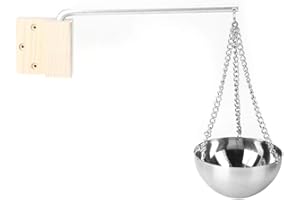 Hongzer Bol d'arôme de Sauna en Acier Inoxydable, Support d'huile Essentielle de Sauna, Accessoires de Chambre de Sauna de Bol d'huile Essentielle de Bol d'arôme de Sauna