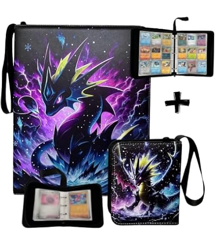 Album Collection 900 Cartes GEERDAN - 50 Pages PU Étanche - Porte-Cartes Enfants, Pokémon