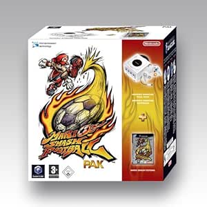 Gamecube - Konsole pearl white inkl. Mario Smash Football