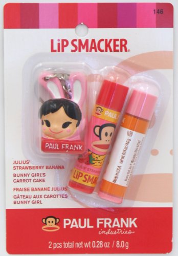 Lip Smacker Paul Frank Duo Lip Balms with Bunny Girl Key Ring