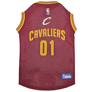 Pets First NBA Cleveland Cavaliers Basketball Pet Jersey, X-Large