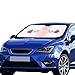 Produktbild SHAOKAO Car Sun Shades Für Kinder Animal Sporting Mit Langhantel Faltbarer Sonnenschutz Für maximalen UV- und Sonnenschutz Halten Sie Ihr Fahrzeug kühl