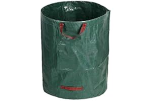 IME Gartensack Gartenabfallsack aus robustem Wasserdichtes Polypropylen-Gewebe Selbststehend und Faltbar Laubsäcke 272L Abfallsäcke für Gartenabfälle Laub Rasen Pflanzen Grünschnitt