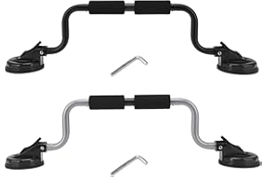 Cyrank Kayak Roller, Kayak Loader Car Roof Loader Boat Roller Load Kayak Roller Loader Adjustable Angles Kayak Canoe Assist Powerful Suction Cup Holder for Vehicles