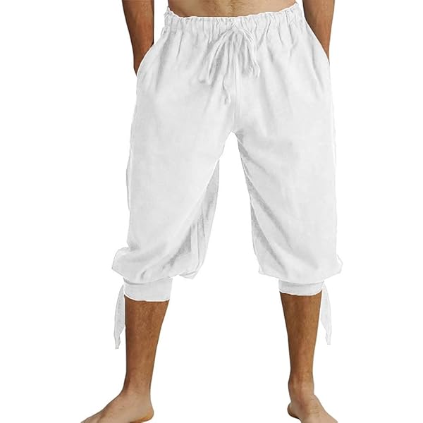 YOSUWOAI Short Cargo Viking Imprimé Pour Homme - Style Rétro