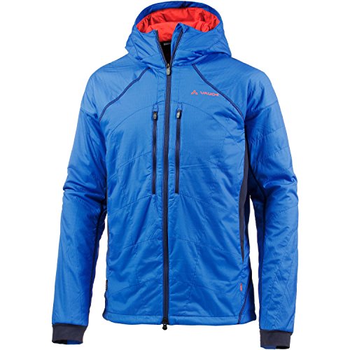 VAUDE Herren Bormio Jacket Jacke, Hydroblue/Lava, M