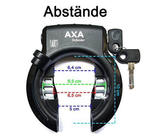 AXA Rahmenschloss DEFENDER RL schwarz - 2