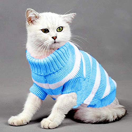 SKJIND Yongqin, Maglione Invernale per Gatto, Maglioncino per Gatto, Super Elastico, Confortevole per Piccoli Gatti, Cani e Chihuahua Carlino