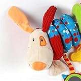HENGSONG Bunt Babyspielzeug Kleinkindspielzeug Plüschtiere Kinderwagenkette Spirale Spielzeug für Babyschale Kinderwagen Kinderbetten - 4